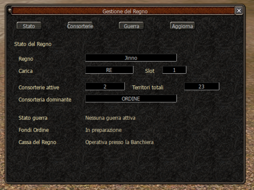 Gestione del Regno in Afterfall